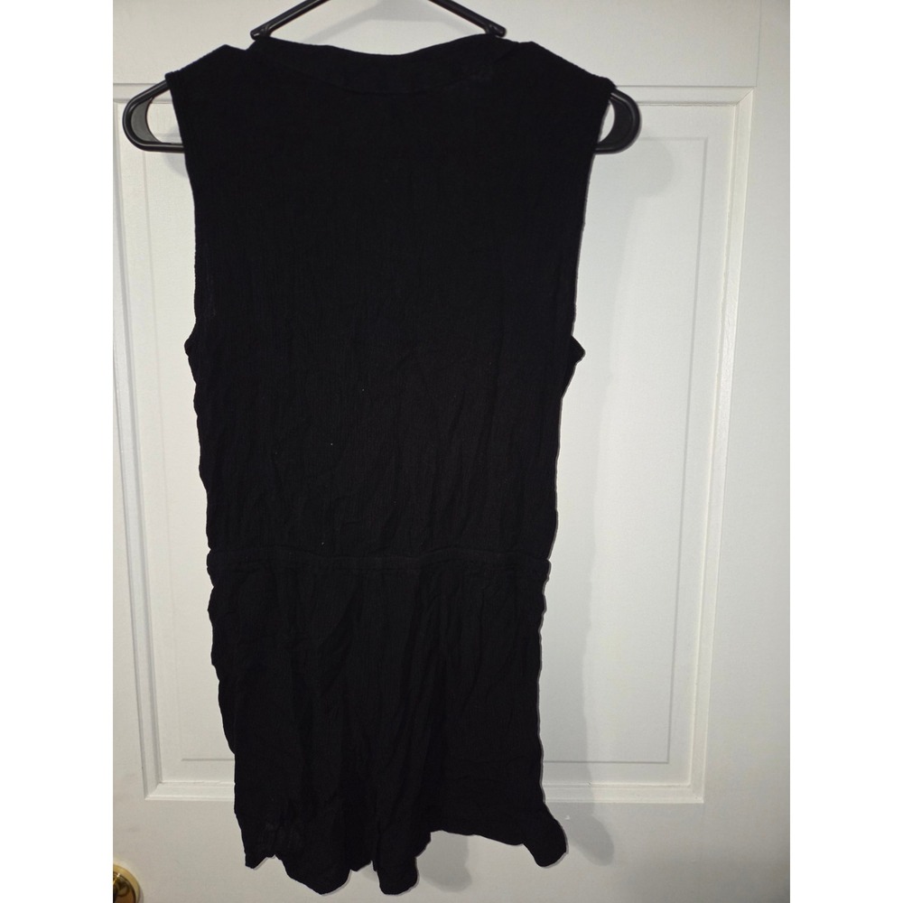 Elan Sleeveless Romper Womens Large Black Boho Beach Summer N-RG1030 - Picture 3 of 5